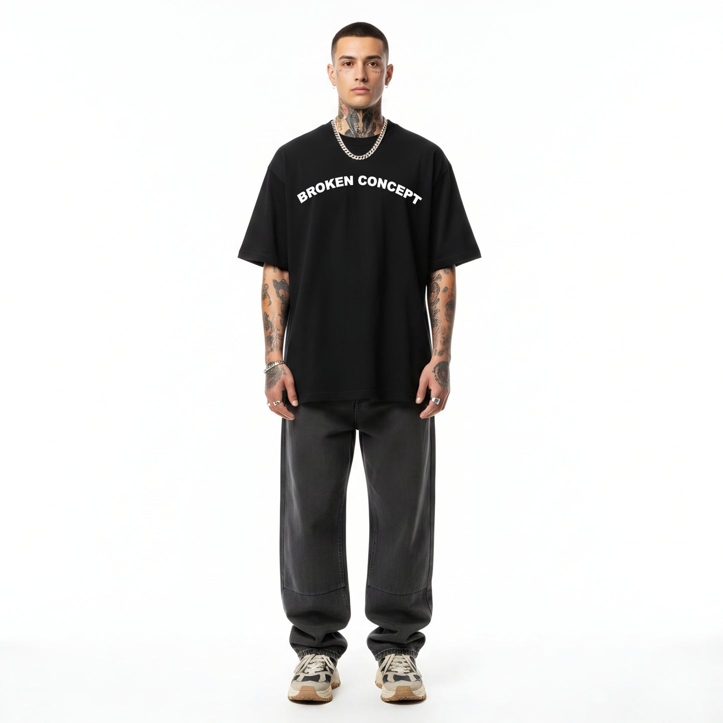 The "Azure Wraith" Oversized Tee