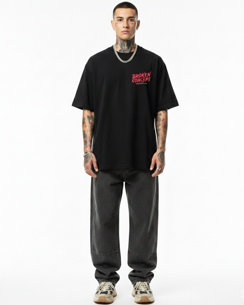 Hellfire Riff oversized tee