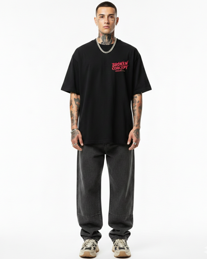 Hellfire Riff oversized tee