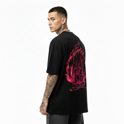 Hellfire Riff oversized tee