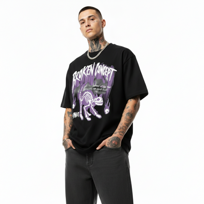 Ethereal Skelevine oversized tee
