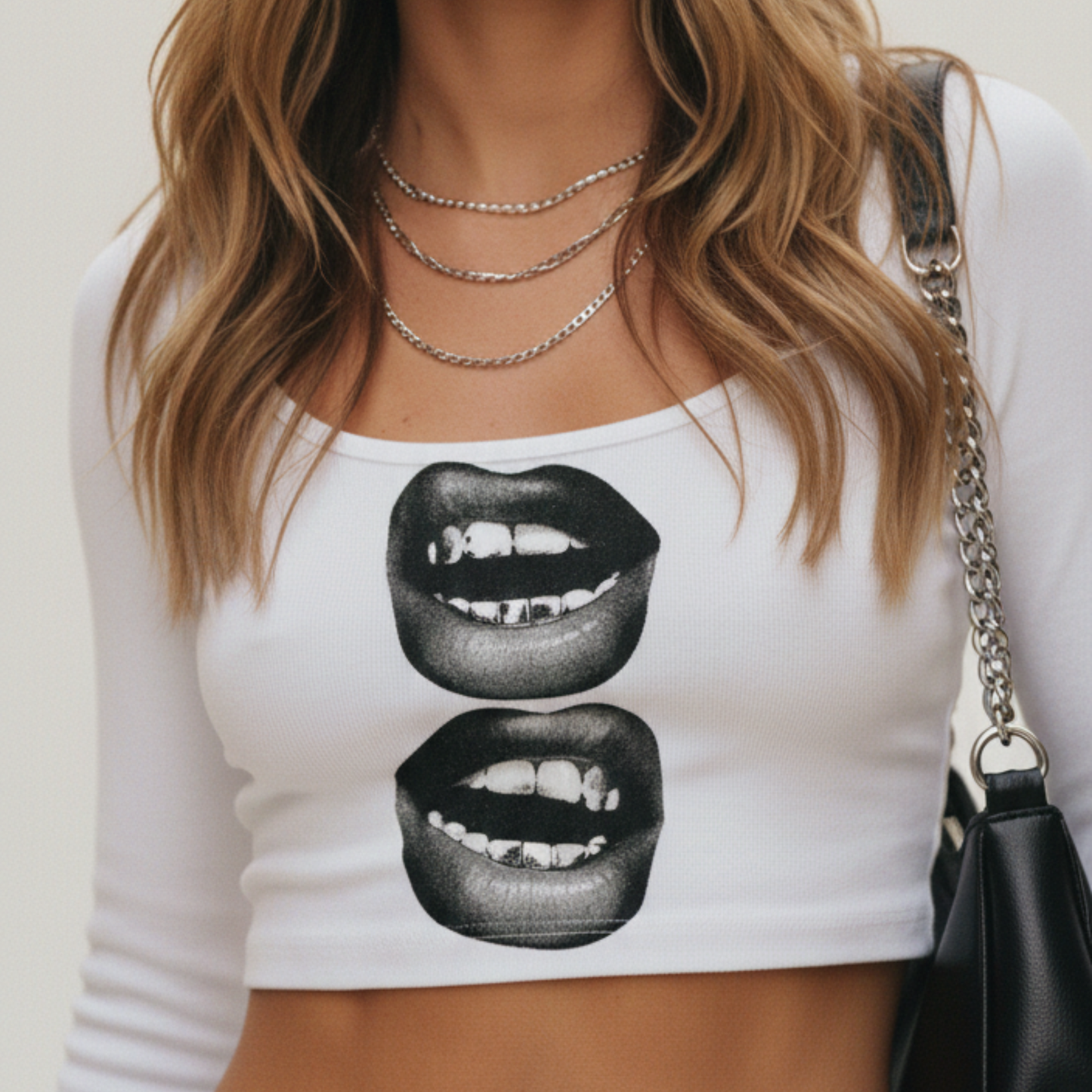 Grin and Glow Crop