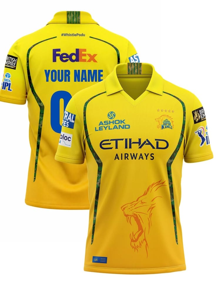 Customized CSK Jersey