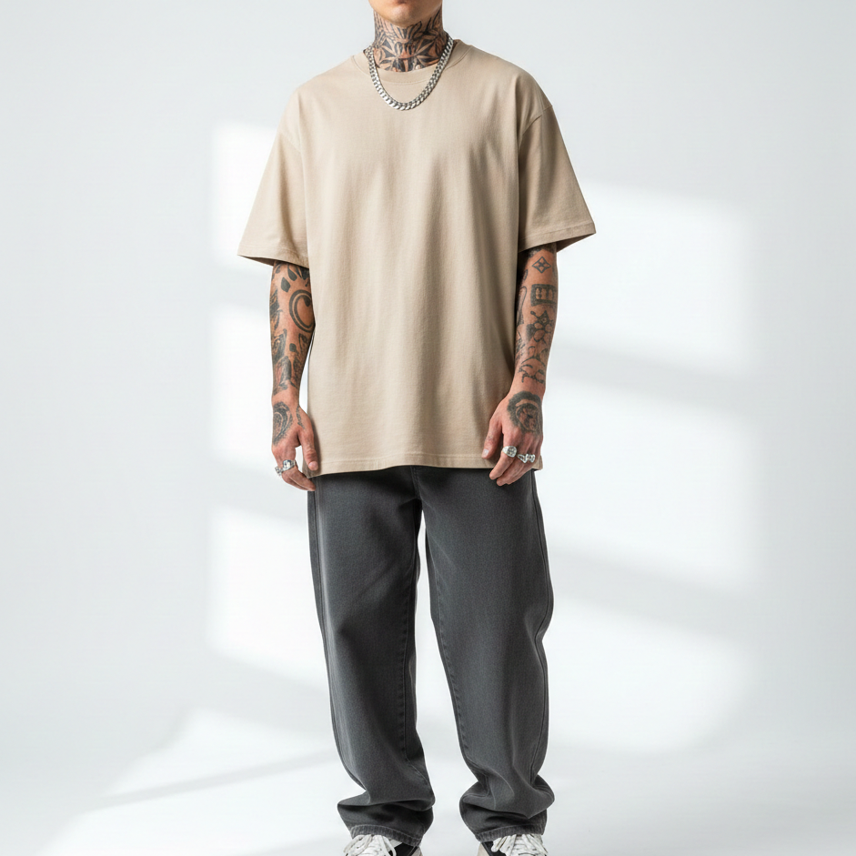 CLASSIC SOLID OVERSIZED TEE