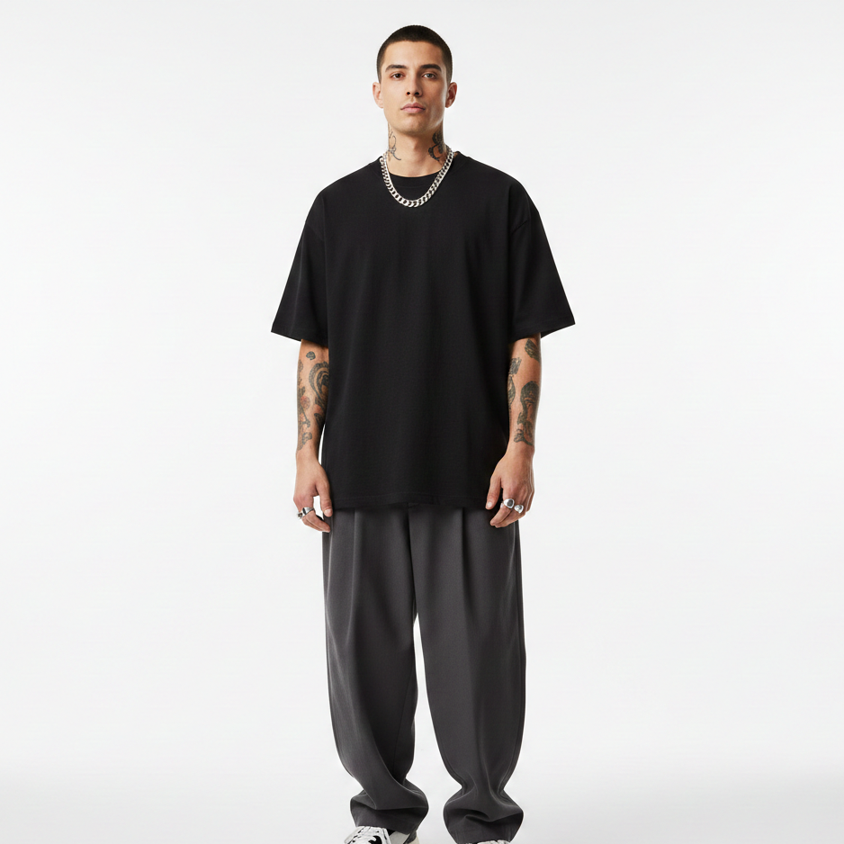 CLASSIC SOLID OVERSIZED TEE