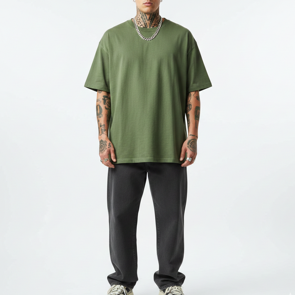CLASSIC SOLID OVERSIZED TEE