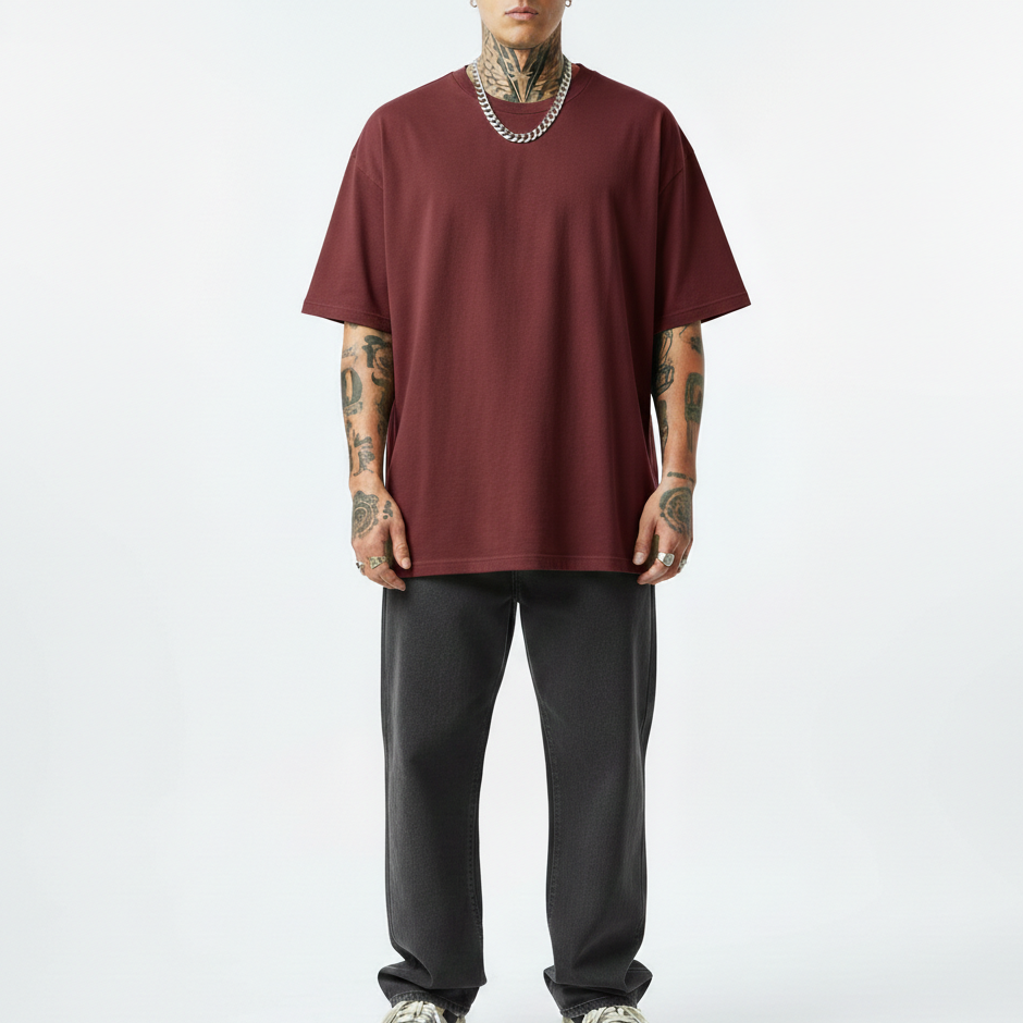 CLASSIC SOLID OVERSIZED TEE