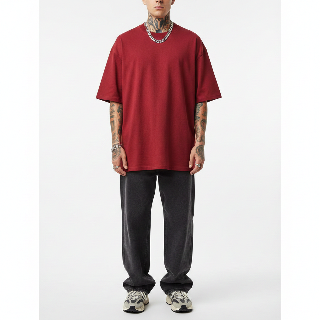 CLASSIC SOLID OVERSIZED TEE