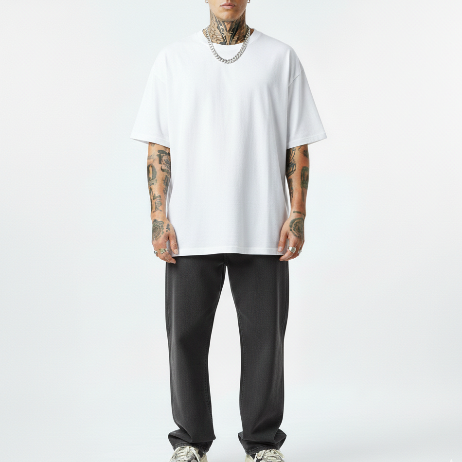 CLASSIC SOLID OVERSIZED TEE